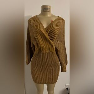 Worn once sweater dress off the shoulder